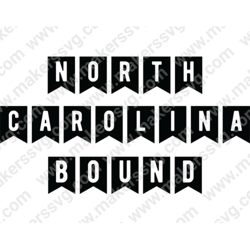 North Carolina-NorthCarolinaBound-01-Makers SVG