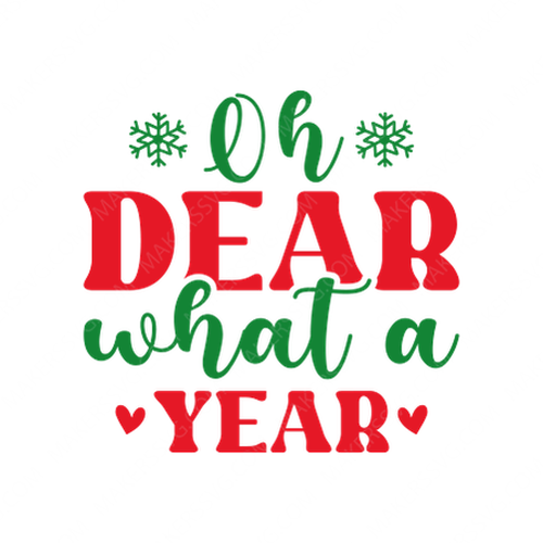 Christmas-Ohdearwhatayear-01-small-Makers SVG