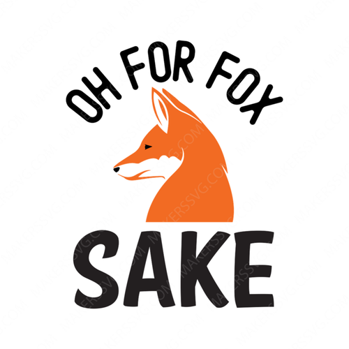 Fox-OhforFoxSake-01-small-Makers SVG