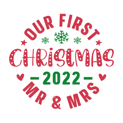 2022-OurFirstChristmas2022Mr_Mrs-01-small-Makers SVG