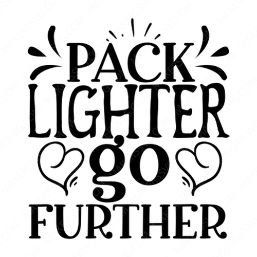 Adventure-Packlightergofurther-Makers SVG