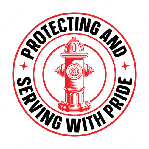 Firefighter-Protectingandservingwithpride-01-small-Makers SVG
