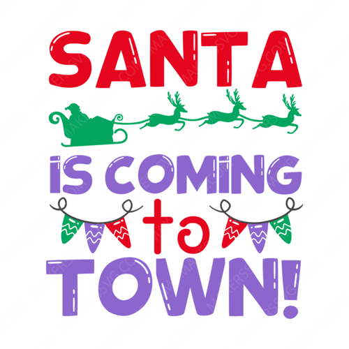 Christmas-Santaiscomingtotown_-01-small-Makers SVG
