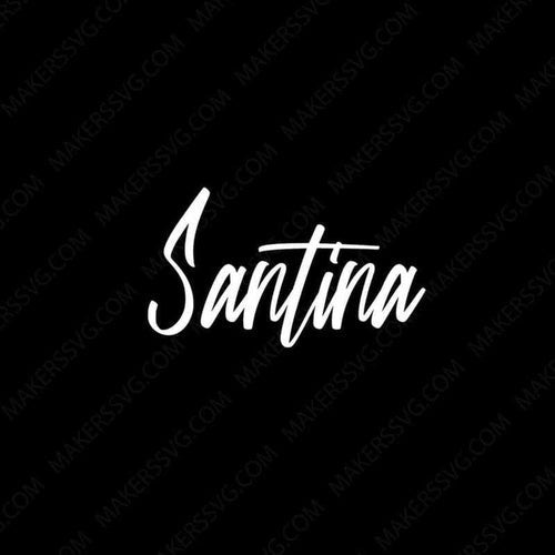Santina Brush Font-Santina-Makers SVG