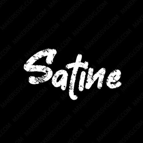 Satine Brush Font-Satine-Makers SVG