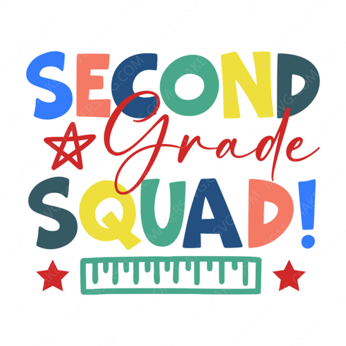 2nd Grade-Secondgradesquad_-01-small-Makers SVG