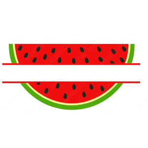 Split Watermelon Name Frame-SplitMelonVK-Makers SVG