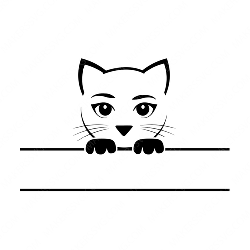 Pet Split Name Frame-SplitNameDesign-01-small-Makers SVG