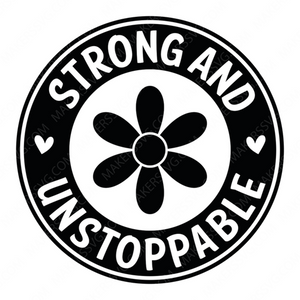 Positive-StrongandUnstoppable-01-small-Makers SVG