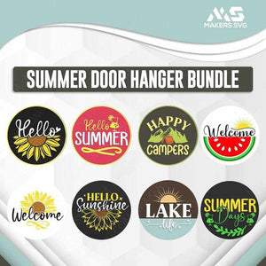 Summer Door Hanger Bundle-Summerdoorhangerbundle1productimage-Makers SVG