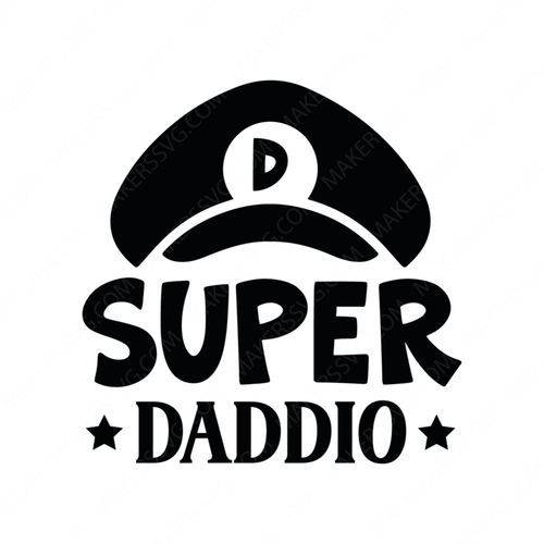 Father-SuperDaddio-01-Makers SVG