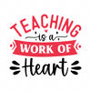 Education-Teachingisaworkofheart-small-Makers SVG