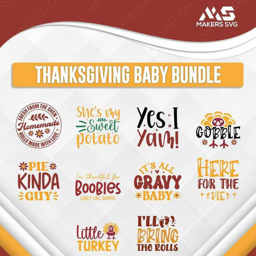 Thanksgiving Baby Bundle-ThanksgivingBabyBundleProductImage-Makers SVG
