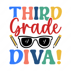 3rd Grade-Thirdgradediva_-01-small-Makers SVG