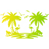 Tropical Beach Cold Cup Wrap-TropicalBeach-small-Makers SVG