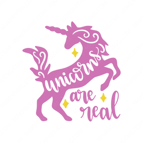 Unicorns-Unicorns_are_real_6277-Makers SVG
