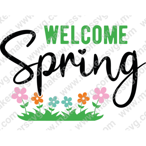 Spring-WelcomeSpring-01-Makers SVG