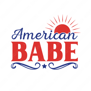 4th of July-americanbabe-small-Makers SVG