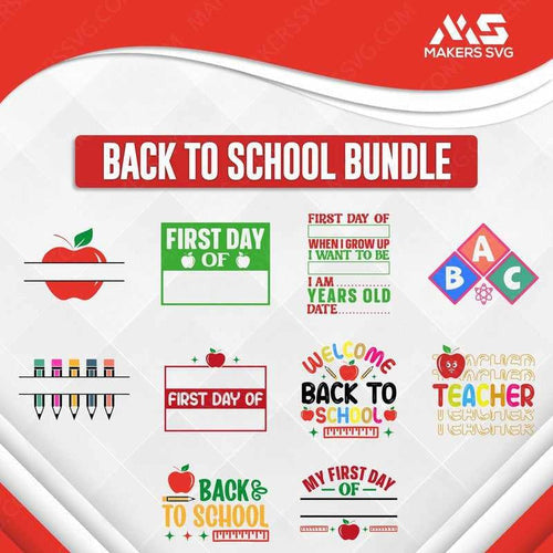 Back to School Bundle-backtoschoolbundleproductimage-Makers SVG