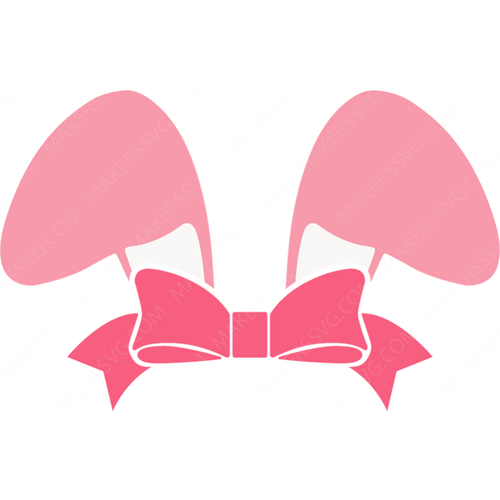 Bunny Ears-bow2-Makers SVG