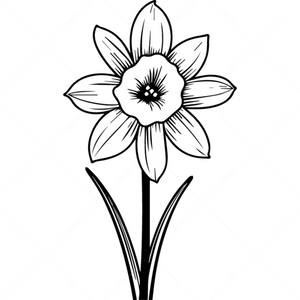 Flower-daffodil2-Makers SVG