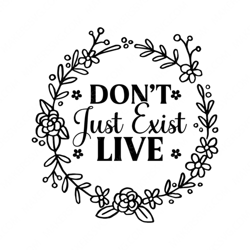 Happy-dontjustexistlive-small-Makers SVG