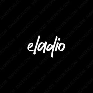 Eladio Brush Font-eladio-Makers SVG