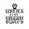 Cat-loveisafourleggedword-small-Makers SVG