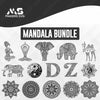 Mandala Bundle - 200+ Files-mANDALA-BUNDLE-1-200_-Files-NEW-Makers SVG