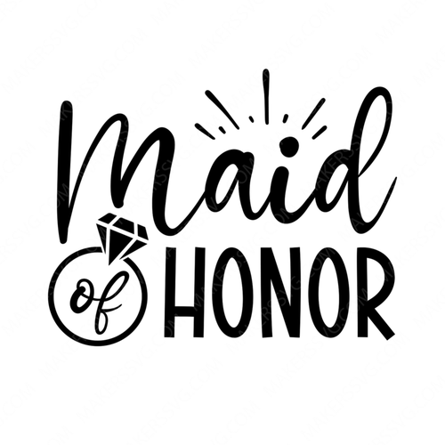 Wedding-maidofhonor-small-Makers SVG