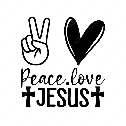Christian-peacelovejesus-small-Makers SVG