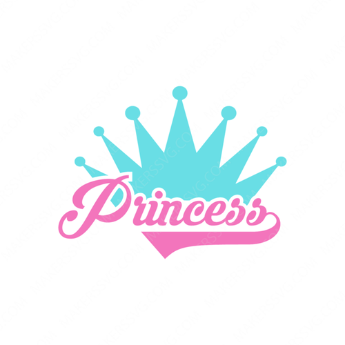 Dog Bandana-princess-01-Makers SVG