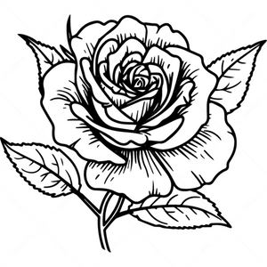 Flower-rose1-Makers SVG