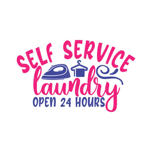 Laundry-selfservicelaundryopen24hours-01-Makers SVG