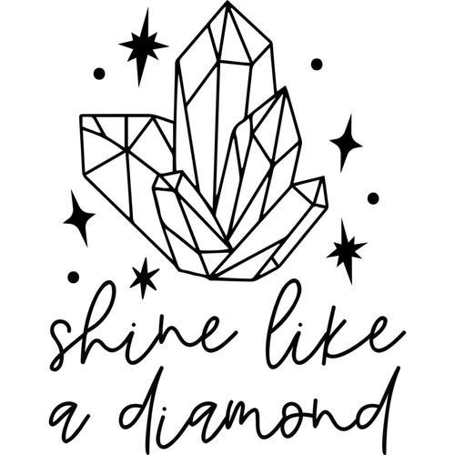 Boho-shine-like-a-diamond-small-Makers SVG