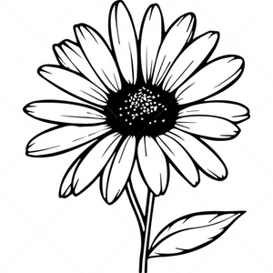 Flower-sunflower1-Makers SVG