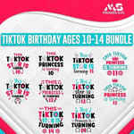 Birthday Ages 5-14 Bundle-tiktokbirthdayages1011121314bundleproductimage-Makers SVG