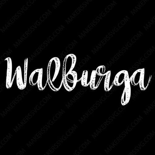 Walburga Brush Font-walburga-Makers SVG