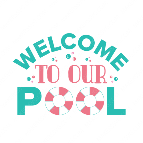 Pool-welcometothepool-small-Makers SVG