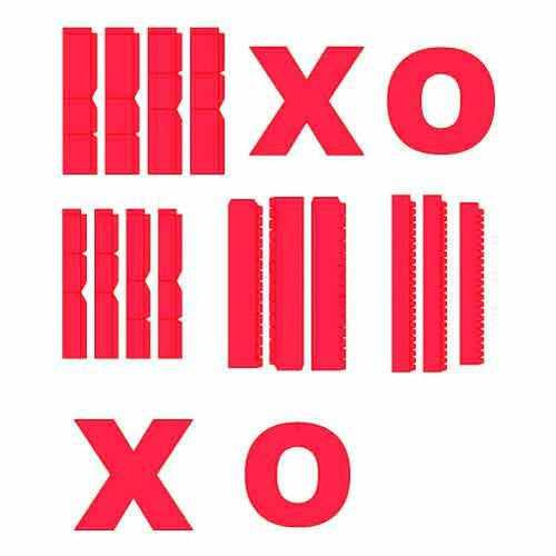 XOXO Box-xoxo-shaped-candy-box-product-image-Makers SVG
